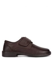 Go Soft Półbuty GARY-05 MI18 Brązowy. Brązowe eleganckie półbuty GO SOFT, bez wzorów, ze skóry, bez obcasa, bez zapięcia. Za 159.99 zł.