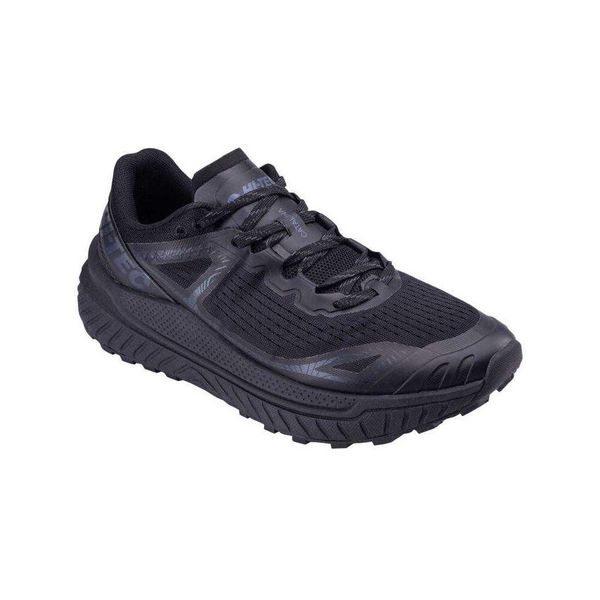 Męskie Buty Treningowe Catalina Trail Low. Czarne buty turystyczne Hi-tec, bez wzorów, z gumy, bez zapięcia, trekkingowe. Za 356.95 zł.