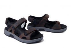 JOSEF SEIBEL 17306 TE66 361 Emeric 06 espresso-kombi, sandały męskie. Brązowe sandały Josef Seibel, bez zapięcia. Za 339.91 zł.