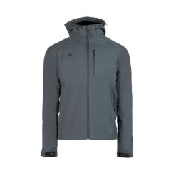 Kurtka Soft Shell STRATUS M z membraną AWPS – wodoodporna, termiczna i wiatroszc. Szare kurtki softshell Izas, m, bez wzorów, z softshellu, bez kaptura. W wyprzedaży za 326.04 zł.