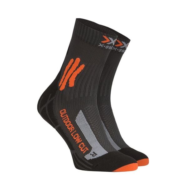 Skarpety trekkingowe X-Socks Trek Outdoor Low Cut 4.0. Szare skarpety X-Socks, bez wzorów. Za 87.99 zł.