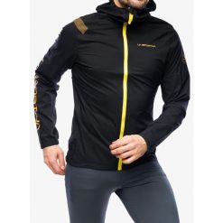 Kurtka do biegania męska La Sportiva Pocketshell Jacket. Czarne kurtki La Sportiva, m, bez wzorów, bez kaptura, do biegania. Za 774.99 zł.