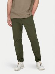 Only & Sons Chinosy Linus 22029765 Zielony Tapered Fit. Zielone eleganckie spodnie Only & Sons, m, z bawełny. Za 129.99 zł.