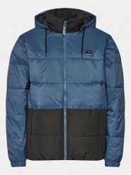 Quiksilver Kurtka puchowa Wolfs EQYJK03990 Niebieski Regular Fit. Niebieskie kurtki Quiksilver, m, bez wzorów, z puchu, bez kaptura. Za 399.99 zł.