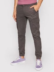 Jack&Jones Spodnie materiałowe Paul 12140326 Szary Tapered Fit. Szare spodnie materiałowe Jack&Jones, m, bez wzorów, z bawełny. Za 179.99 zł.