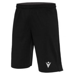 Szorty bermudzkie Macron volga. Czarne krótkie spodenki sportowe Macron, l, bez wzorów, z poliesteru. Za 134.50 zł.