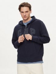 Gap Bluza 868454-01 Granatowy Regular Fit. Niebieskie bluzy GAP, m, bez wzorów, z bawełny, bez kaptura. Za 129.99 zł.
