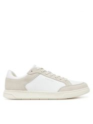 Calvin Klein Sneakersy Low Top Lace Up Repreve Mix HM0HM01802 Biały. Białe buty sportowe casual CALVIN KLEIN, bez wzorów, z materiału, bez zapięcia. Za 259.99 zł.