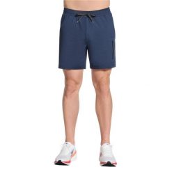 Spodenki sportowe męskie Weekend 7 Short. Niebieskie krótkie spodenki sportowe Skechers, m, bez wzorów, z materiału. Za 229.99 zł.