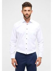 Eterna Koszula - Modern fit - w kolorze białym rozmiar: 46. Białe koszule Eterna, bez wzorów, z bawełny, bez kołnierzyka, bez ramiączek. Za 105.63 zł.