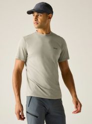 Regatta Koszulka funkcyjna "Mindo" w kolorze szarym rozmiar: XXL. Szare t-shirty sportowe Regatta, bez wzorów, z materiału, bez ramiączek, outdoorowe. Za 56.79 zł.