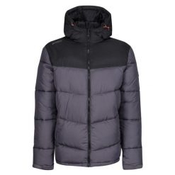 Kurtka Ocieplana Męska Ocieplana. Czarne kurtki Regatta, m, bez wzorów, z puchu, bez kaptura. Za 308.99 zł.
