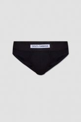 DOLCE & GABBANA Czarne slipy. Czarne slipki Dolce and Gabbana, m, bez wzorów. W wyprzedaży za 169.99 zł.