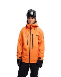 Kurtka śniegowa techniczna dla Mężczyzn ULTRALIGHT STRETCH 20K Pomarańczowy. Brązowe kurtki Quiksilver, na zimę, m, bez wzorów, z materiału, bez kaptura. Za 1,549.99 zł.