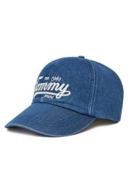 Tommy Jeans Czapka z daszkiem Archive Script AM0AM13565 Niebieski. Niebieskie czapki z daszkiem Tommy Jeans, bez wzorów, z bawełny. Za 219.99 zł.