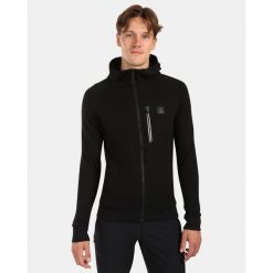 Stylowa i wygodna bawełniana bluza z kapturem Kilpi BALU-M. Czarne bluzy z kapturem Kilpi, m, bez wzorów, z bawełny, z kapturem. Za 267.13 zł.