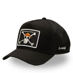 Czapka z daszkiem Capslab. Czarne czapki z daszkiem Capslab, bez wzorów. Za 149.99 zł.