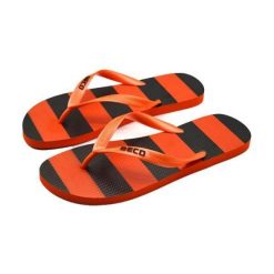 Klapki męskie Beco pomarańczowo-czarne. Brązowe klapki 47 Brand. Za 207.99 zł.