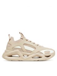 EA7 Emporio Armani Sneakersy 7X000383 AF19525 MZ202 Beżowy. Brązowe buty sportowe casual EA7 Emporio Armani, bez wzorów, z materiału, bez zapięcia. Za 739.99 zł.
