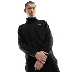 Męski rozpinany polar Sporty zimowe Siroko Core Hintertux. Czarne bluzy z polaru SIROKO, na zimę, m, bez wzorów, z polaru, bez kaptura. Za 84.00 zł.