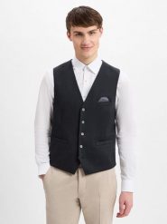 Finshley & Harding kamizelka garniturowa Mężczyźni Modern Fit szary, 54. Szare garnitury Finshley & Harding, m, bez wzorów. Za 159.95 zł.