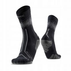 Skarpety unisex X-Socks Trailrun Terraskin Perform Crew X Black/Rhino Grey B130. Czarne skarpety X-Socks, bez wzorów. Za 119.99 zł.