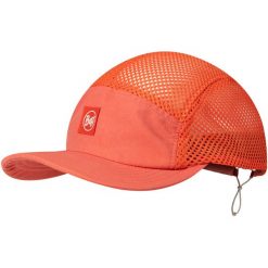 Czapka z daszkiem BUFF 5 PANEL AIR CAP SARET. Czerwone czapki z daszkiem Buff, bez wzorów. Za 189.90 zł.