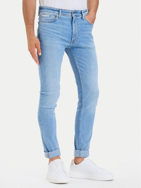 Calvin Klein Jeans Jeansy LV04RH914G Niebieski Skinny Fit. Niebieskie jeansy Calvin Klein Jeans, m. Za 409.99 zł.
