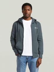 G-Star Bluza w kolorze niebieskoszarym rozmiar: M. Niebieskie bluzy G-Star, m, bez wzorów, z bawełny, bez kaptura. Za 184.46 zł.