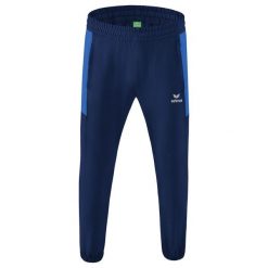 Spodnie dresowe prezentacyjne Erima Team. Niebieskie szorty Erima, xl, bez wzorów, z dresówki, sportowe. Za 195.50 zł.