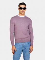 Sisley Sweter 10F2S1C78 Fioletowy Slim Fit. Fioletowe swetry rozpinane Sisley, m, bez wzorów, z bawełny, bez kołnierzyka, bez ramiączek. Za 259.99 zł.