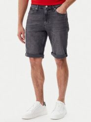 Calvin Klein Jeans Szorty jeansowe J30J327515 Szary Slim Fit. Szare szorty Calvin Klein Jeans, m, bez wzorów, z bawełny. Za 279.99 zł.