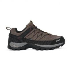 Buty trekkingowe męskie CMP Rigel Low. Czarne trekkingi CMP, bez wzorów, z materiału, bez zapięcia. W wyprzedaży za 359.99 zł.
