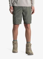 Spodenki turystyczne Craghoppers NosiLife Kadin Cargo Short - dark sage 30 (S). Szare spodenki rowerowe Craghoppers, l, bez wzorów, z materiału, rowerowe. Za 304.99 zł.