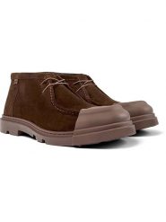 Camper Skórzane trzewiki w kolorze brązowym rozmiar: 41. Brązowe botki sznurowane Camper, bez wzorów, ze skóry, bez obcasa, bez zapięcia. Za 264.77 zł.