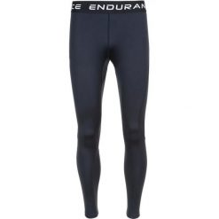 Legginsy Endurance Power. Czarne legginsy długie sportowe Endurance, m, bez wzorów, z elastanu, do biegania. Za 147.00 zł.