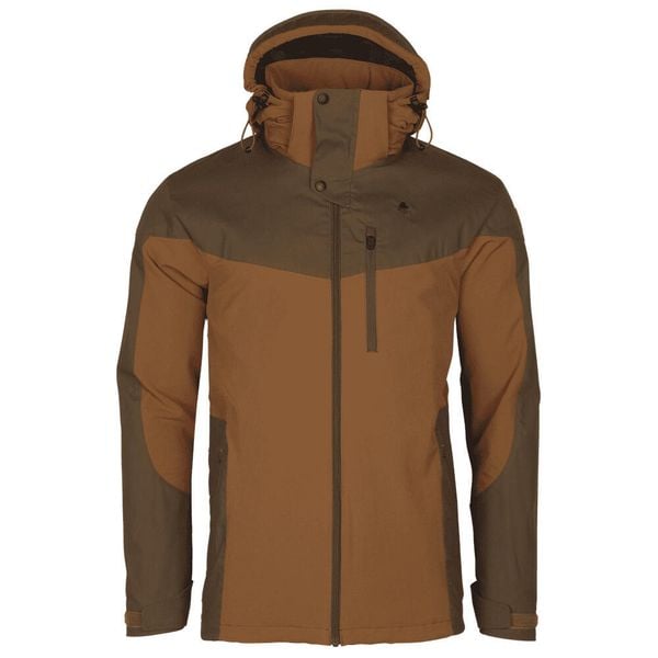 Kurtka wodoodporna Pinewood Finnveden Hybrid. Brązowe kurtki przeciwdeszczowe Pinewood, l, bez wzorów, bez kaptura. Za 619.99 zł.