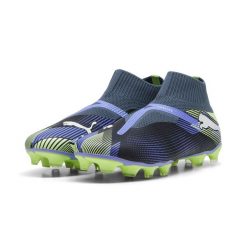 Buty piłkarskie bez sznurowania FUTURE 7 MATCH+ FG/AG PUMA. Białe buty sportowe casual Puma, bez wzorów, bez zapięcia. Za 279.99 zł.
