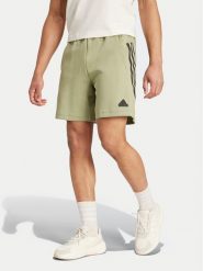 Adidas Szorty sportowe Future Icons 3-Stripes IW8540 Zielony Regular Fit. Zielone krótkie spodenki sportowe Adidas, m, bez wzorów, z bawełny. Za 149.99 zł.
