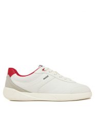 HUGO Sneakersy Riven 50536302 Biały. Białe buty sportowe casual Hugo, bez wzorów, ze skóry, bez zapięcia. Za 339.99 zł.