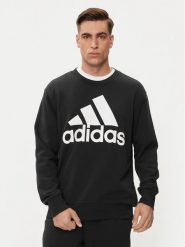 Adidas Bluza Essentials French Terry Big Logo Sweatshirt IC9324 Czarny Regular Fit. Czarne bluzy Adidas, m, bez wzorów, z bawełny, bez kaptura. Za 159.99 zł.