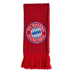 PODSTAWOWY SZALIK FC BAYERN MONACHIUM. Białe szaliki Adidas, bez wzorów, z dzianiny. Za 109.00 zł.