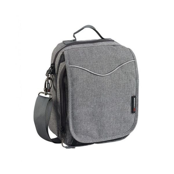 Torba na ramię Caribee Global Organiser Large. Szare torby na ramię CARIBEE, bez wzorów, z materiału, na ramię, duże, bez dodatków. Za 218.00 zł.