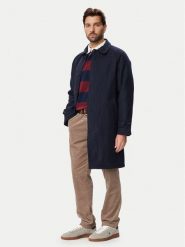 Polo Ralph Lauren Płaszcz wełniany 710B15989001 Granatowy Regular Fit. Niebieskie płaszcze Polo Ralph Lauren, na zimę, l, bez wzorów, z wełny, bez kaptura. Za 4,399.00 zł.