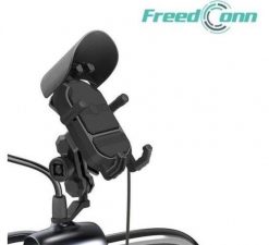 Uchwyt na telefon i ładowarka indukcyjna FreedConn MC29 15W + USB. Selfie stick FreedConn. Za 122.99 zł.