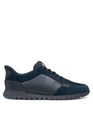 Geox Sneakersy U Flextridezero Plus U66NEA 0BU22 C4021 Granatowy. Niebieskie buty sportowe casual Geox, bez wzorów, ze skóry, bez zapięcia. Za 449.99 zł.