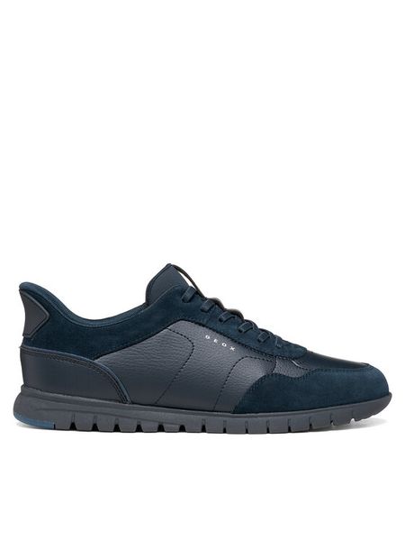 Geox Sneakersy U Flextridezero Plus U66NEA 0BU22 C4021 Granatowy. Niebieskie buty sportowe casual Geox, bez wzorów, ze skóry, bez zapięcia. Za 449.99 zł.