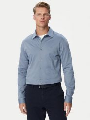 BOSS Koszula Mysoft 50519748 Niebieski Regular Fit. Niebieskie koszule Boss, m, bez wzorów, z bawełny, bez kołnierzyka, bez ramiączek. Za 499.99 zł.
