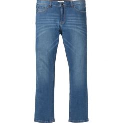 Dżinsy ze stretchem Slim Fit Bootcut bonprix niebieski "used". Jeansy marki bonprix. Za 109.99 zł.
