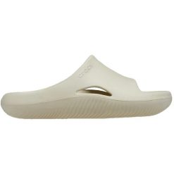 Klapki męskie Crocs Mellow Recovery Slide. Brązowe klapki Crocs, z materiału. Za 299.00 zł.